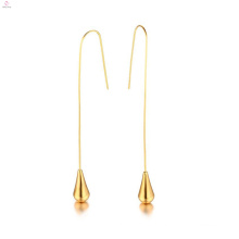 Thread Long Stainless Steel Drop Korean Style Earrings